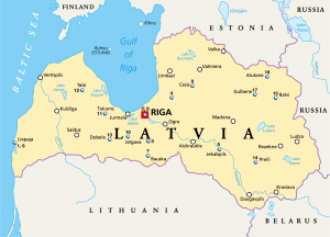 Karta Lettland