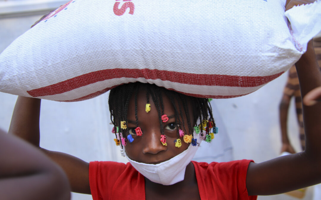 Matutdeling på Haiti