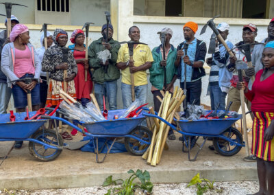 Redskapsbibliotek på Haiti