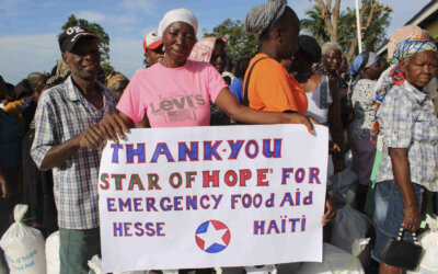 NØDHJELP UTDELT PÅ HAITI!