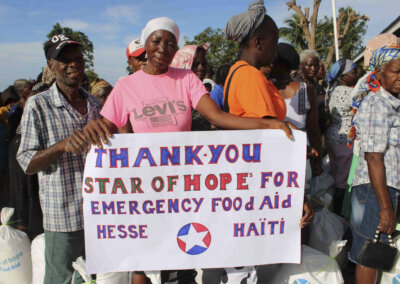 NØDHJELP UTDELT PÅ HAITI!